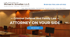 Desktop Screenshot of michaelschreiberlaw.com